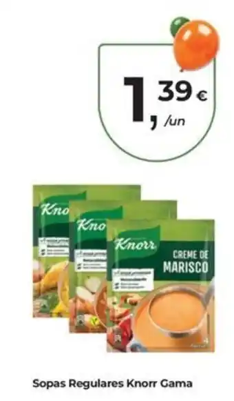 Aqui é fresco Sopas Regulares Knorr Gama promoção
