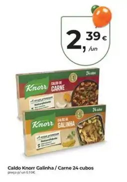 Aqui é fresco Caldo Knorr Galinha / Carne 24 cubos promoção