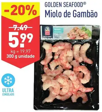 ALDI Golden Seafood Miolo de Gambão 300g promoção