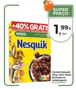 Aqui é fresco Cereais Nesquik promoção