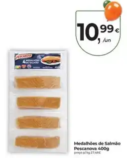 Aqui é fresco Medalhões de Salmão Pescanova promoção