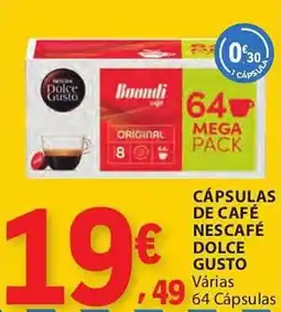 E.Leclerc Cápsulas de café nescafé dolce gusto promoção