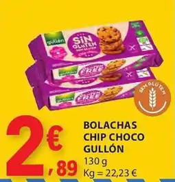E.Leclerc Bolachas chip choco gullón promoção
