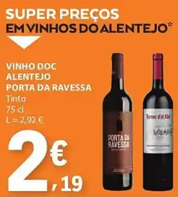 E.Leclerc Vinho doc alentejo porta da ravessa promoção