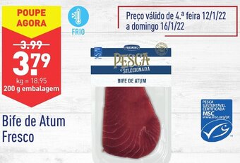 ALDI Bife de Atum Fresco 200g promoção