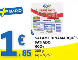 E.Leclerc Salame dinamarquês fatiado €co+ promoção