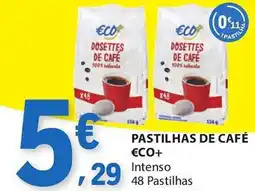 E.Leclerc Pastilhas de café €co+ promoção