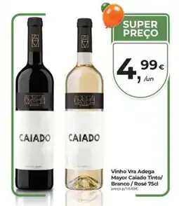 Aqui é fresco Vinho Vra Adega Mayor Caiado promoção
