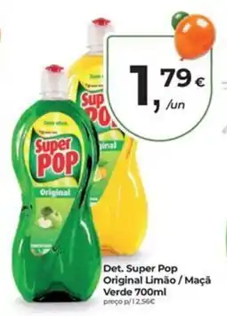 Aqui é fresco Det. Super Pop Original Limão/Maçã Verde promoção