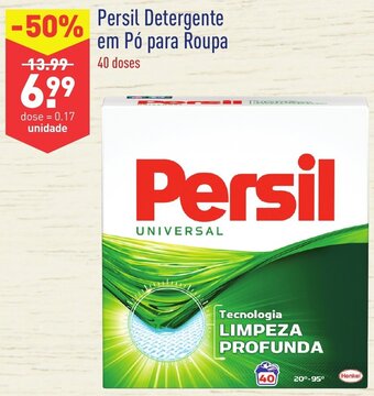 ALDI Persil Detergente em Pó para Roupa 40 Doses promoção