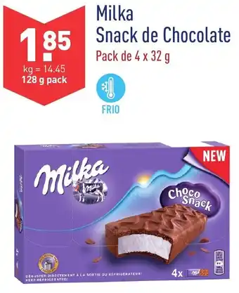 ALDI Milka Snack de Chocolate 4 x 32g promoção