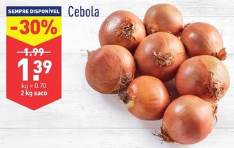 ALDI Cebola 2kg promoção