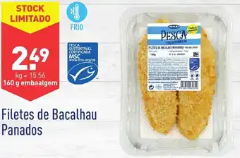 ALDI Filetes de Bacalhau Panados 160g promoção