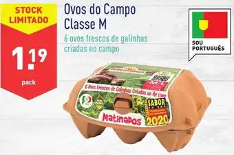 ALDI Ovos do Campo Classe M promoção