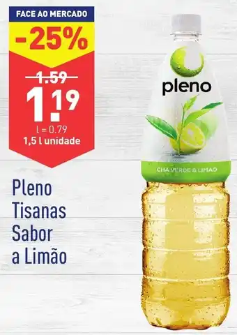 ALDI Pleno Tisanas Sabor a Limão 1,5L promoção