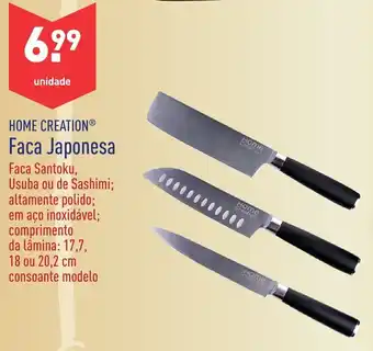 ALDI Home Creation Faca Japonesa promoção
