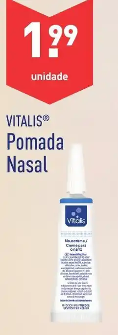ALDI Vitalis Pomada Nasal promoção