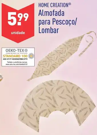 ALDI Home Creation Almofada para Pescoço Lombar promoção