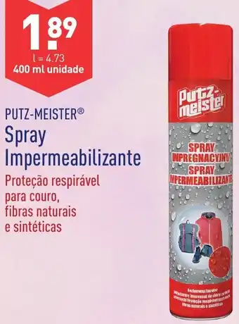 ALDI Putz-Meister Spray Impermeabilizante 400ml promoção