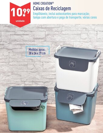 ALDI Home Creation Caixas de Reciclagem promoção