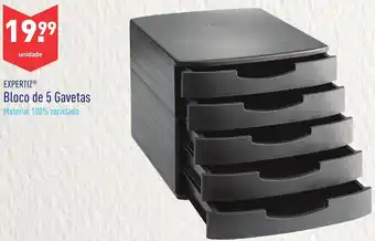 ALDI Expertiz Bloco de 5 Gavetas promoção