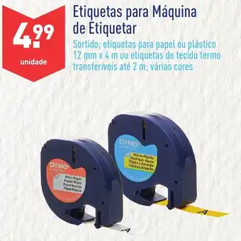 ALDI Etiquetas para Máquina de Etiquetar promoção