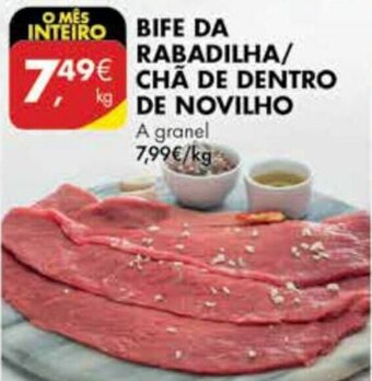 Pingo Doce Bife da Rabadilha/Chã de Dentro de Novilho promoção
