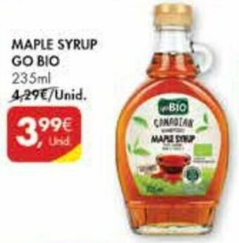Maple Syrup Go Bio 235ml