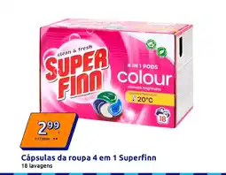 Action Cápsulas da roupa 4 em 1 Superfinn promoção