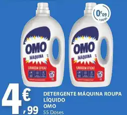 E.Leclerc Detergente máquina roupa líquido omo promoção