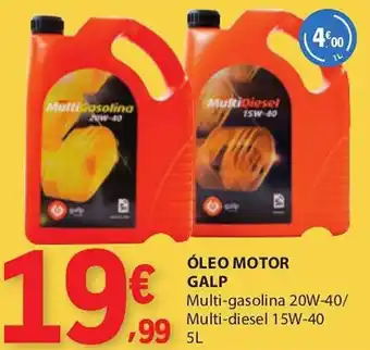 E.Leclerc Óleo motor galp promoção