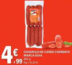 E.Leclerc Chouriço de carne corrente marca guia promoção