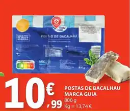 E.Leclerc Postas de bacalhau marca guia promoção