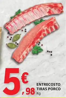 E.Leclerc Entrecosto tiras porco promoção