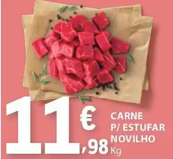 E.Leclerc Carne p/ estufar novilho promoção
