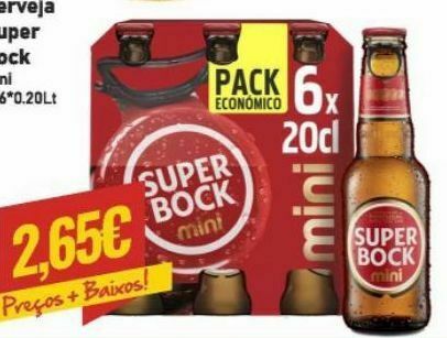 Belita Cerveja super bock promoção