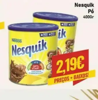 Chocolate em pó nesquik