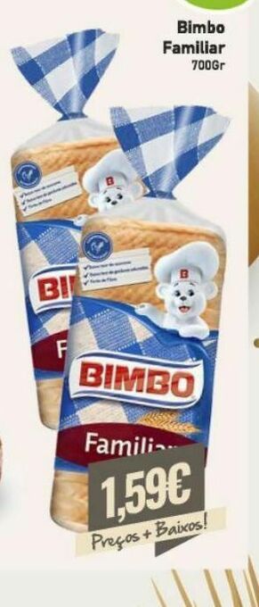 Belita Pão de forma bimbo promoção