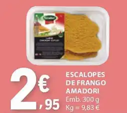 E.Leclerc Escalopes de frango amadori promoção