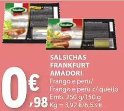 E.Leclerc Salsichas frankfurt amadori promoção