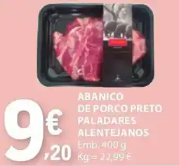E.Leclerc Abanico de porco preto paladares alentejanos promoção