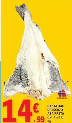 E.Leclerc Bacalhau crescido asa preta promoção