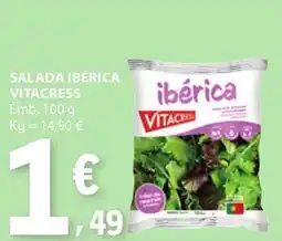E.Leclerc Salada ibérica vitacress promoção