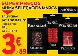 E.Leclerc Salsichão fatiado ibérico porco preto promoção