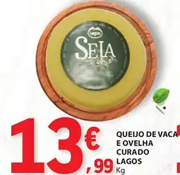 E.Leclerc Queijo de vaca e ovelha curado lagos promoção