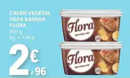 E.Leclerc Creme vegetal para barrar flora promoção