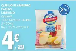 E.Leclerc Queijo flamengo fatias limiano promoção