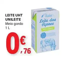 E.Leclerc Leite uht unileite promoção