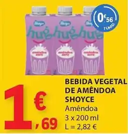 E.Leclerc Bebida vegetal de amêndoa shoyce promoção