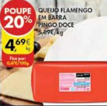 Pingo Doce Queijo Flamengo em Barra Pingo Doce promoção